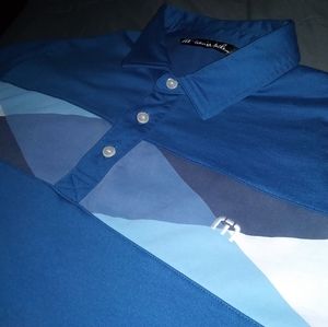 ⛳ Travis Mathew Brand Colorblock Golf Polo!